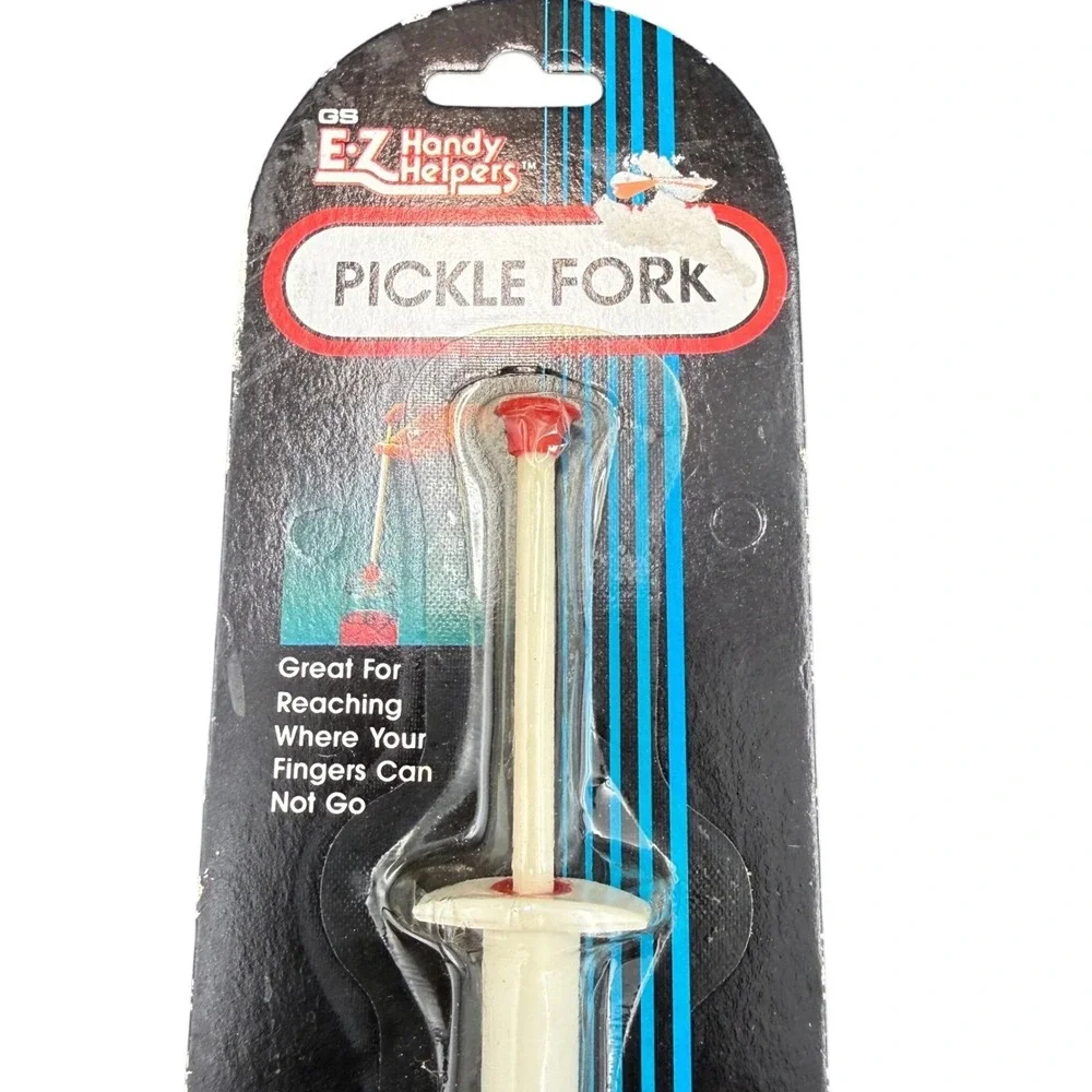 Vintage 1992 G&S Metal Products EZ Handy Helpers Pickle Fork Tool No 3392 New